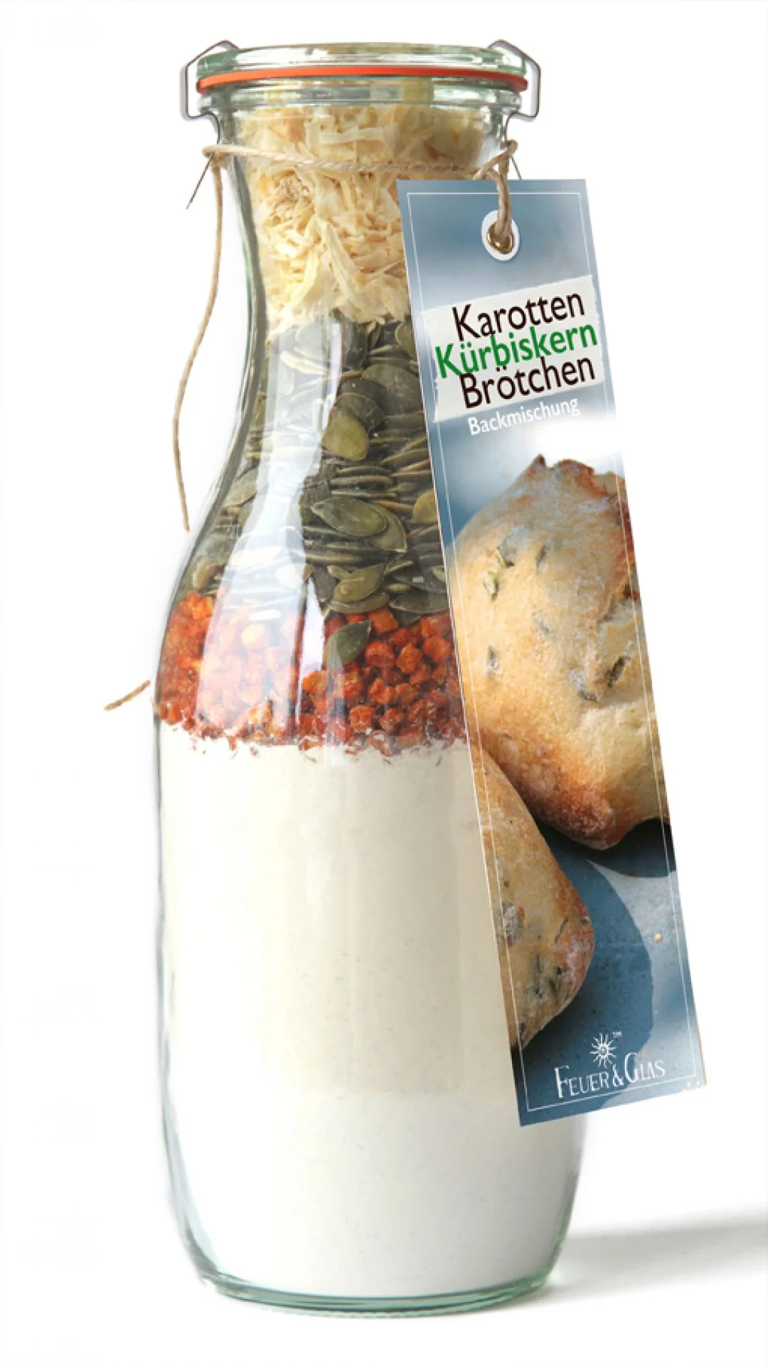 Karotten Kürbiskern Brötchen