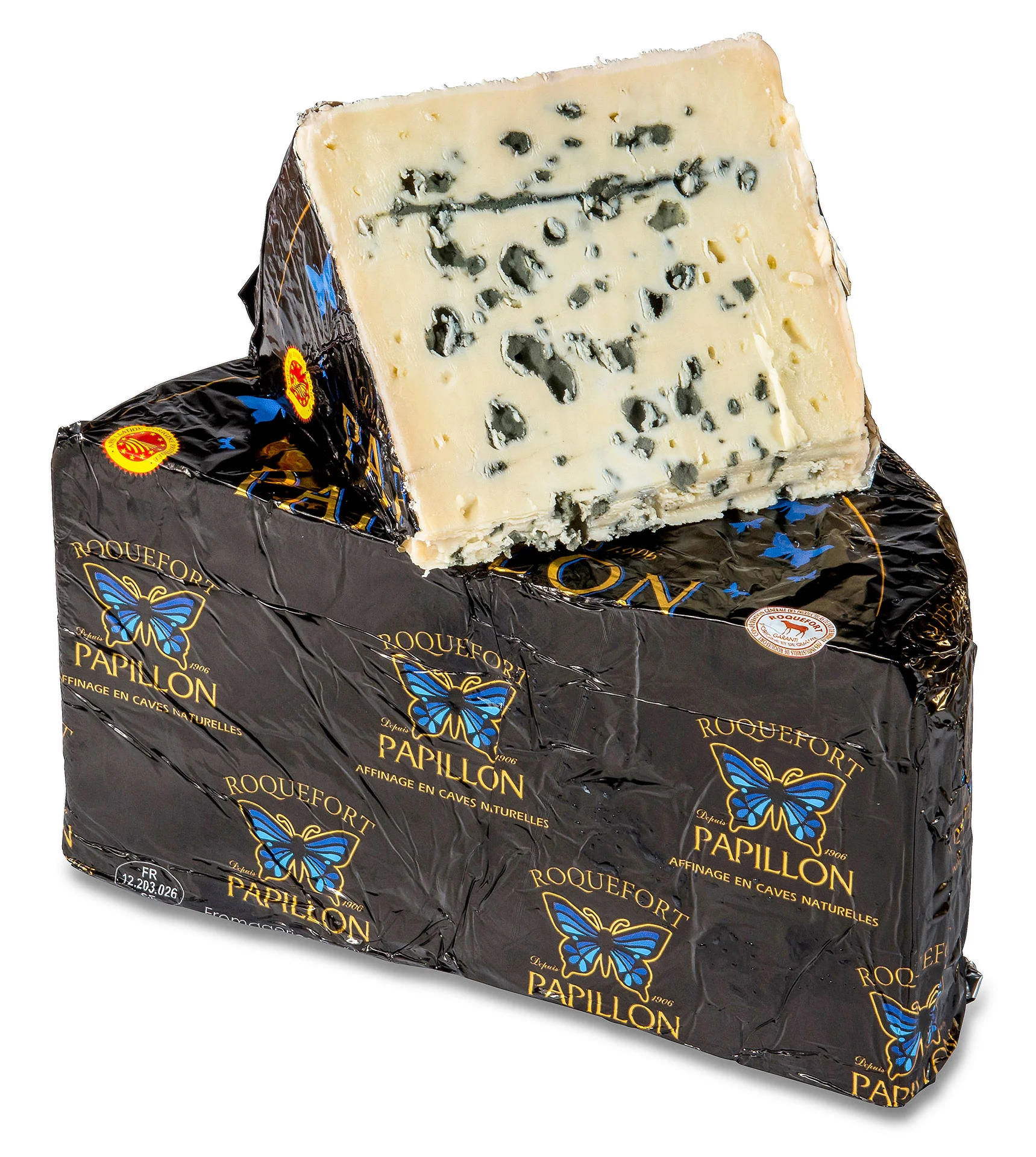 Roquefort AOP Papillon Edelschimmelkäse Roquefort AOP Papillon Edelschimmelkäse