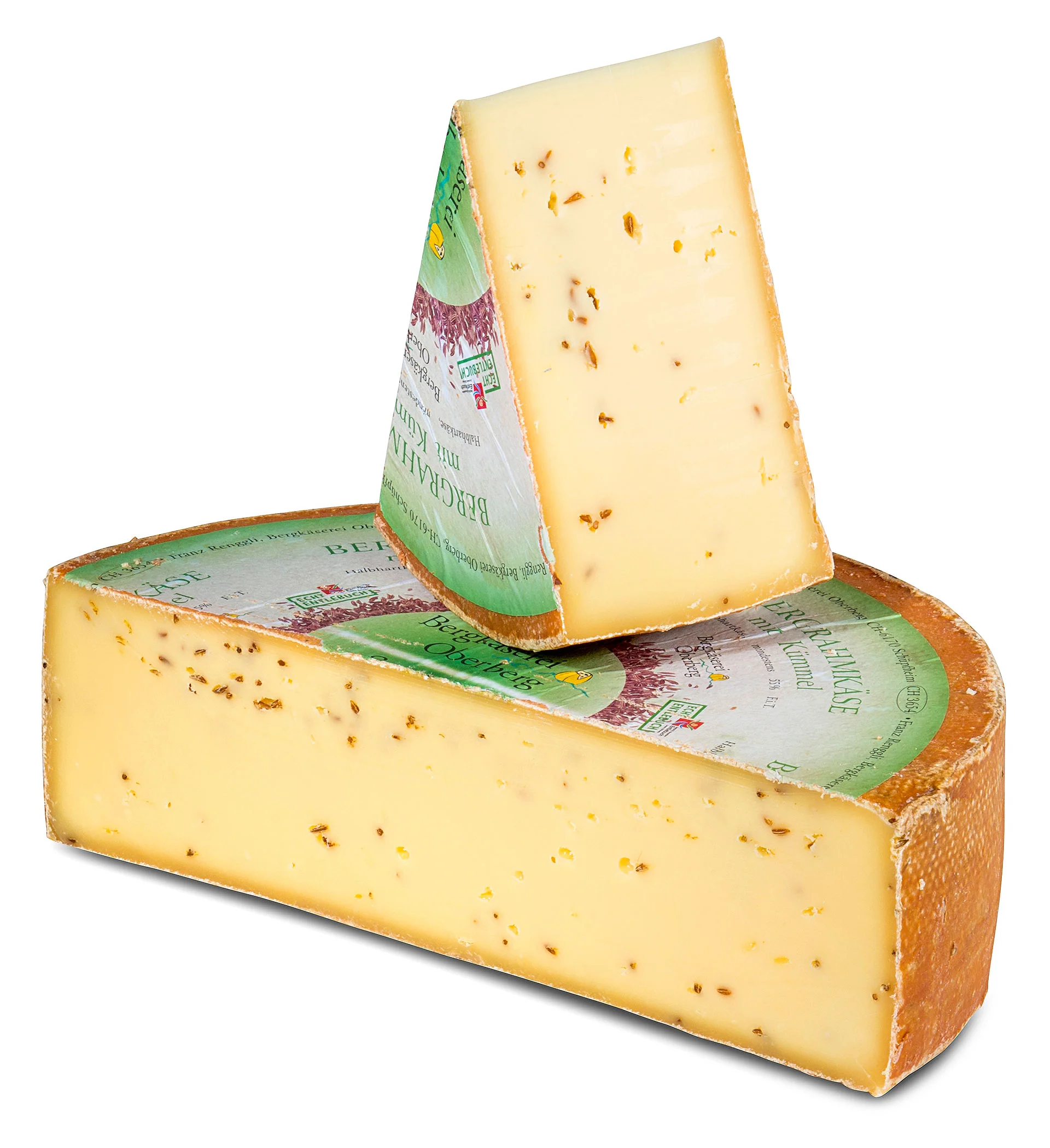 Schweizer Bergrahmkäse mit Kümmel Schweizer Bergrahmkäse mit Kümmel
